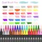 36 Color Double Ended Painting Pen, Fine line art Marker pen, Water Based Highlighter, Used for Outline, Drawing, Calligraphy and Coloring Books. (36)